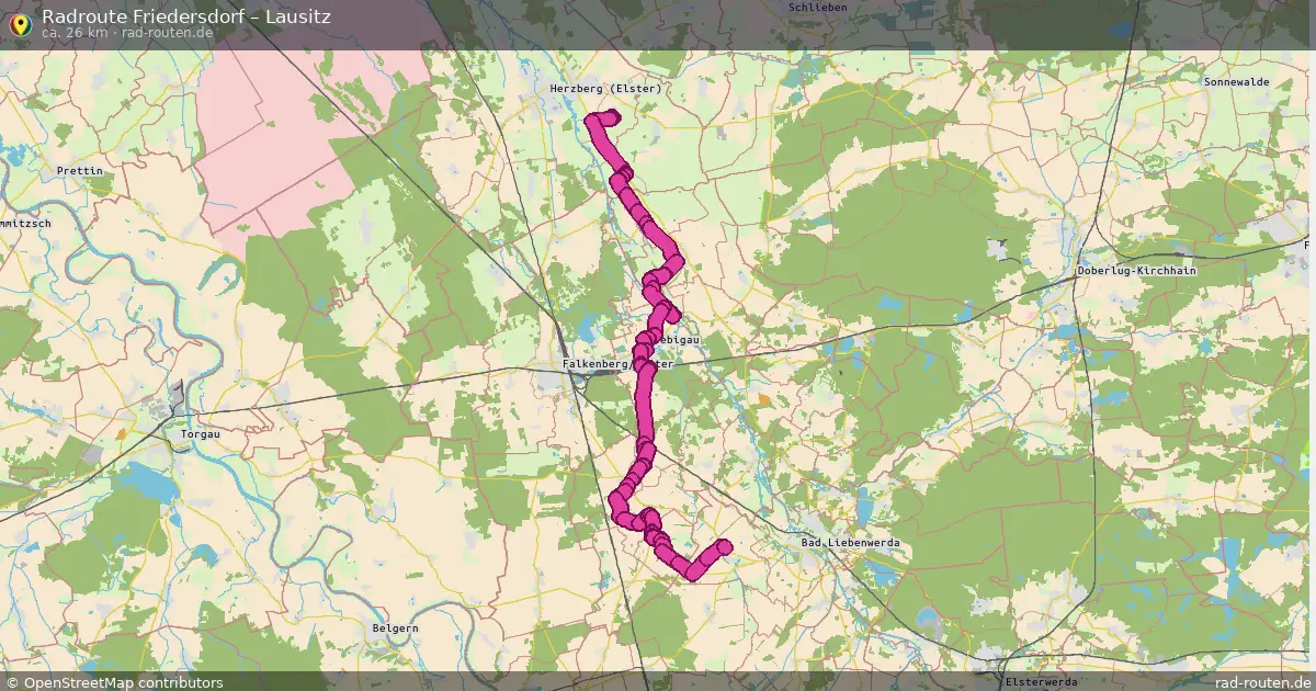 Radtour Friedersdorf – Lausitz