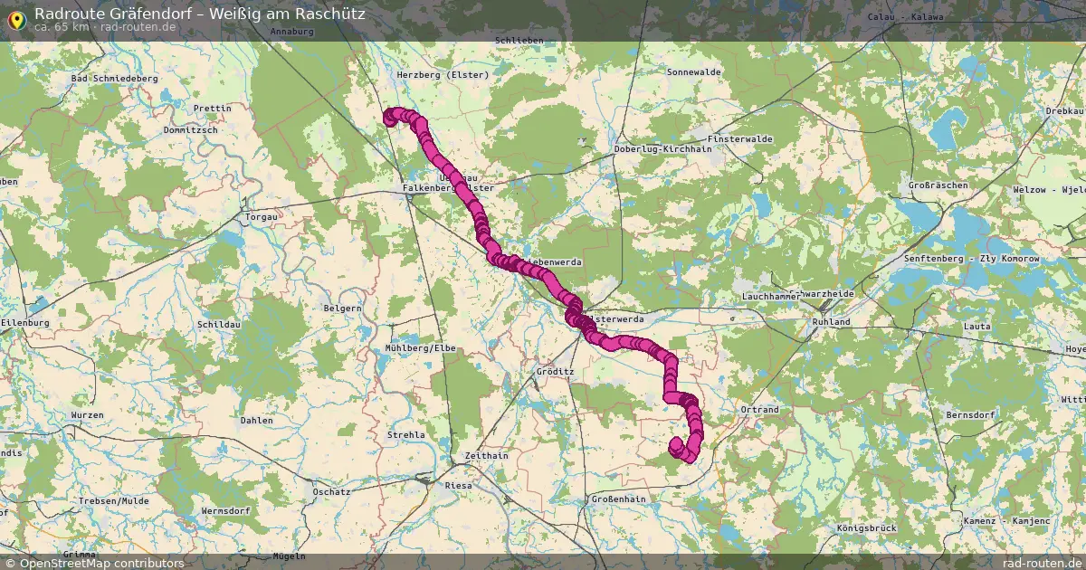 Radtour Gräfendorf – Weißig Am Raschütz