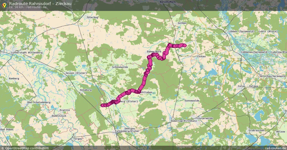 Radtour Rahnisdorf – Zieckau