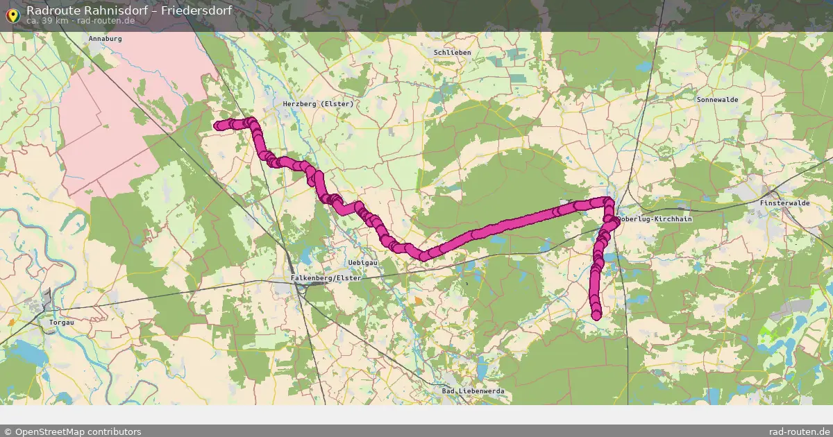 Radtour Rahnisdorf – Friedersdorf
