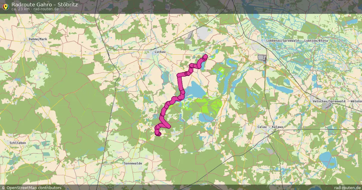 Radtour Gahro – Stöbritz