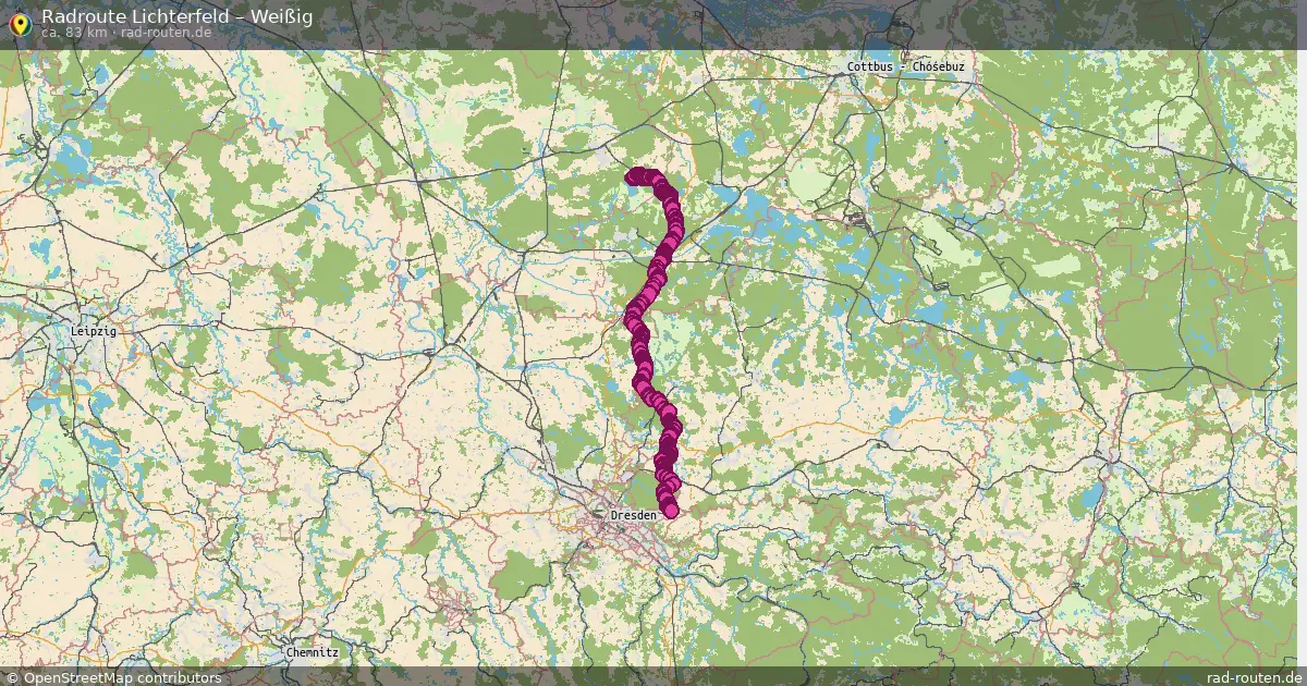 Radtour Lichterfeld – Weißig