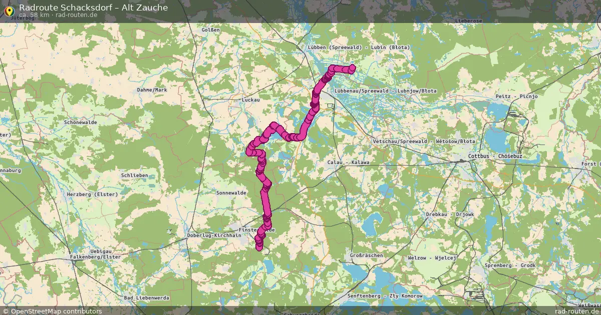 Radtour Schacksdorf – Alt Zauche