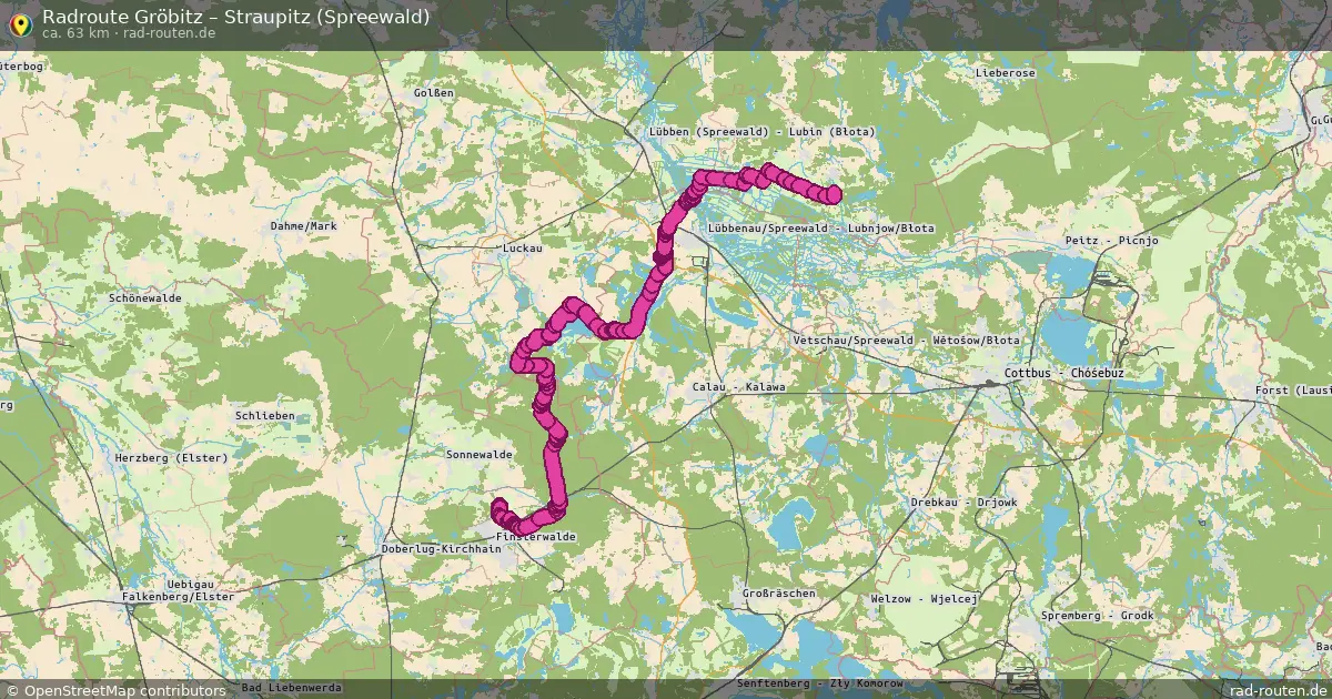 Radtour Gröbitz – Straupitz (Spreewald)