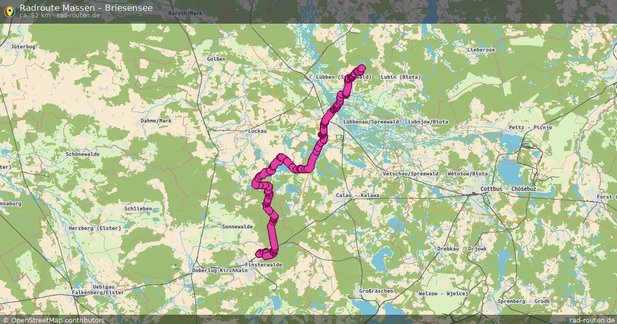 Radtour Massen – Briesensee