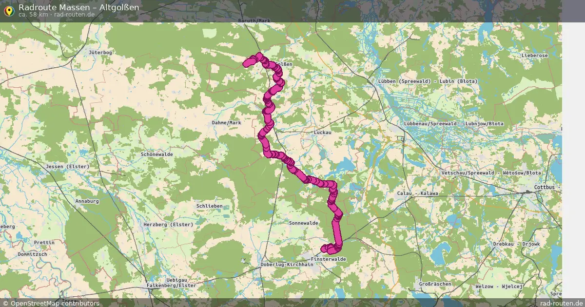 Radtour Massen – Altgolßen
