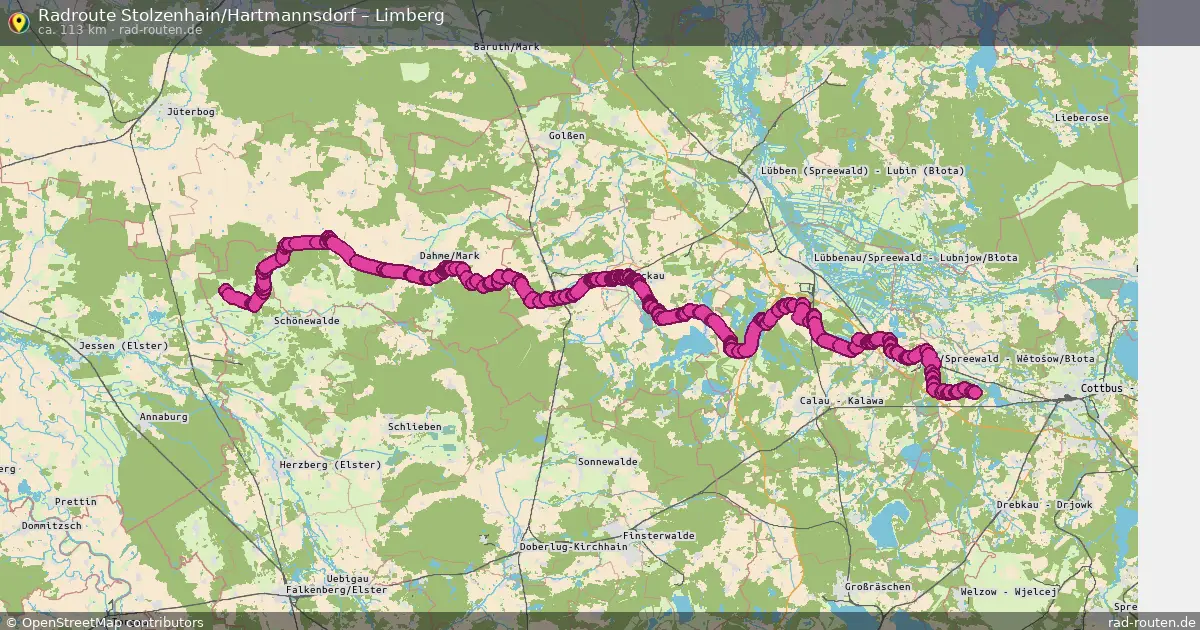 Radtour Stolzenhain Hartmannsdorf – Limberg