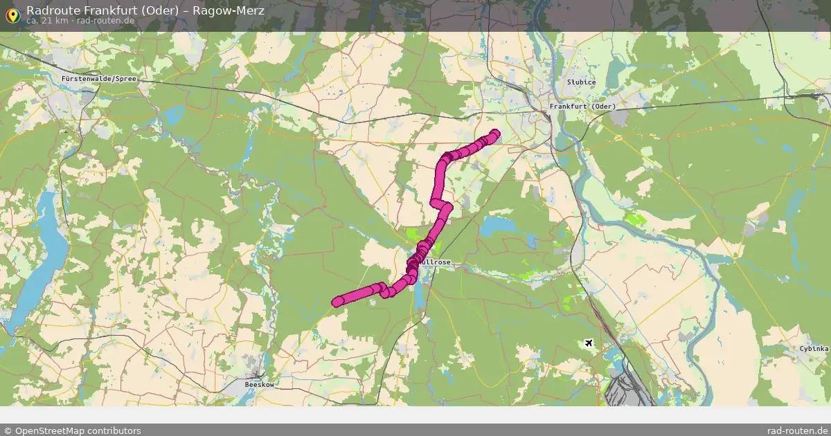 Radtour Frankfurt (Oder) – Ragow-Merz