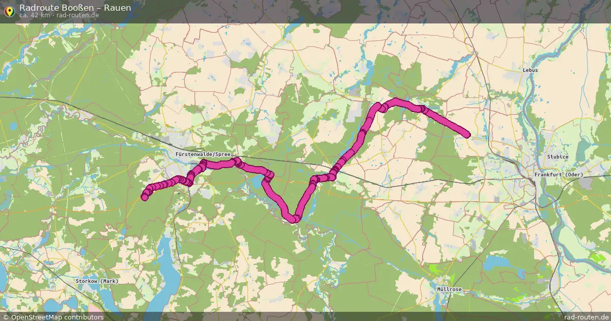 Radtour Booßen – Rauen