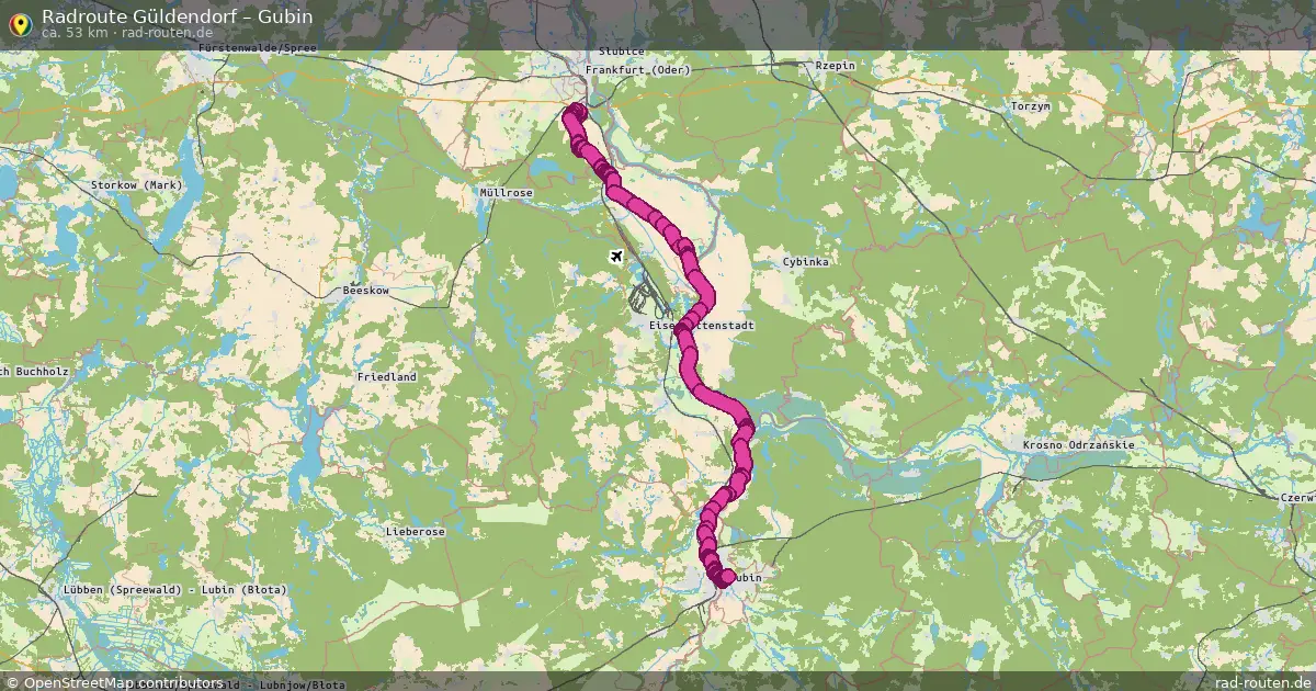 Radtour Güldendorf – Gubin