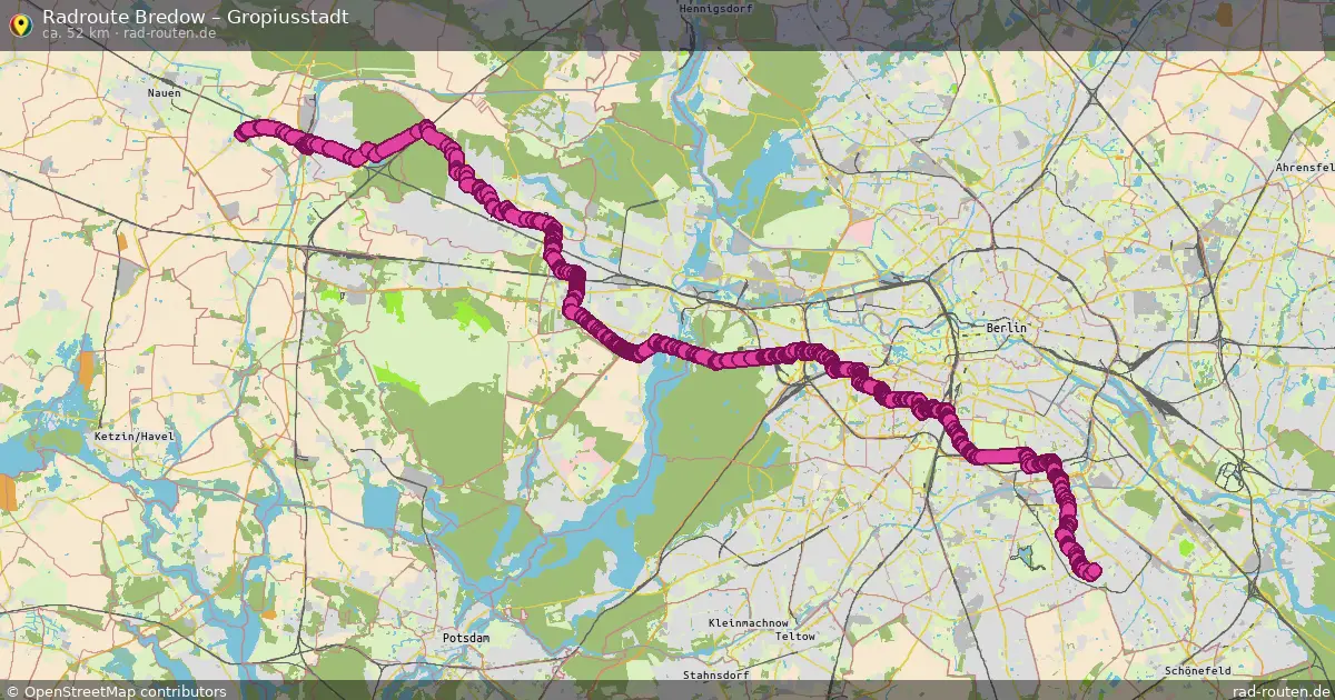 Radtour Bredow – Gropiusstadt