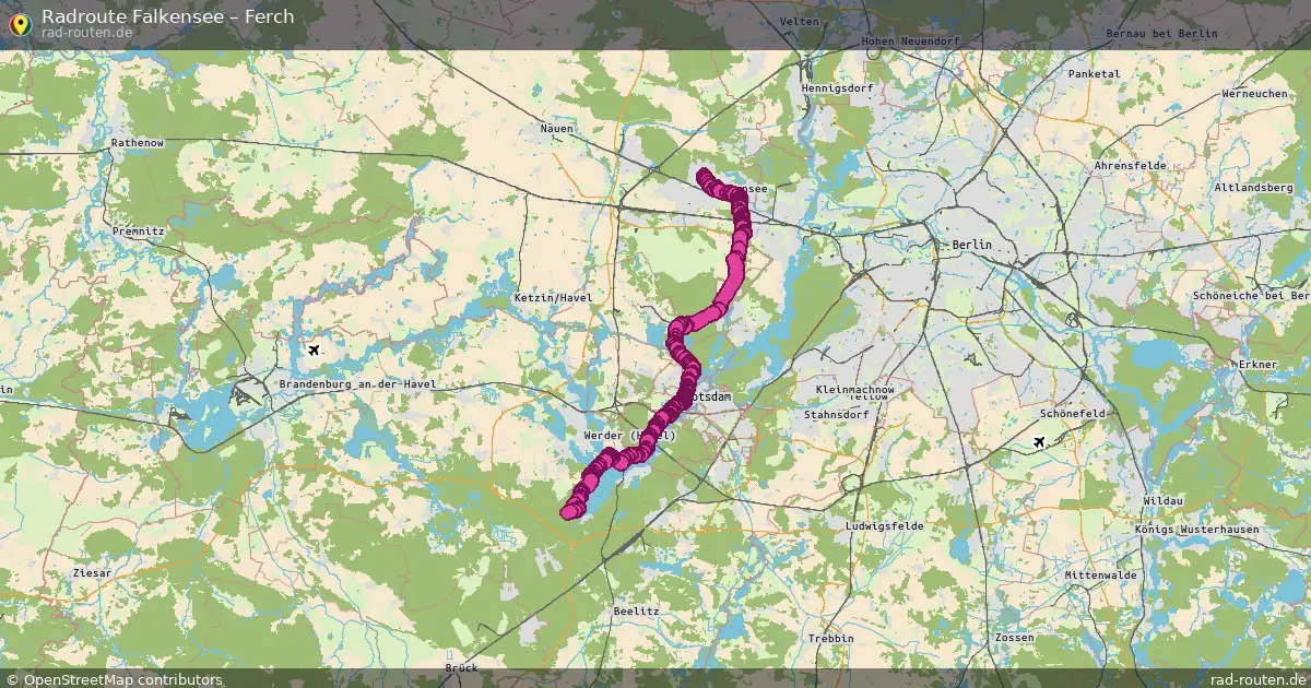 Radtour Falkensee – Ferch
