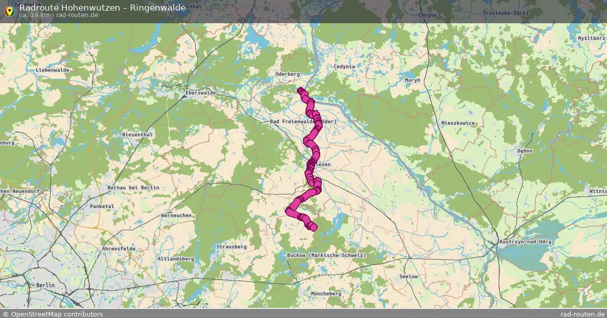 Radtour Hohenwutzen – Ringenwalde