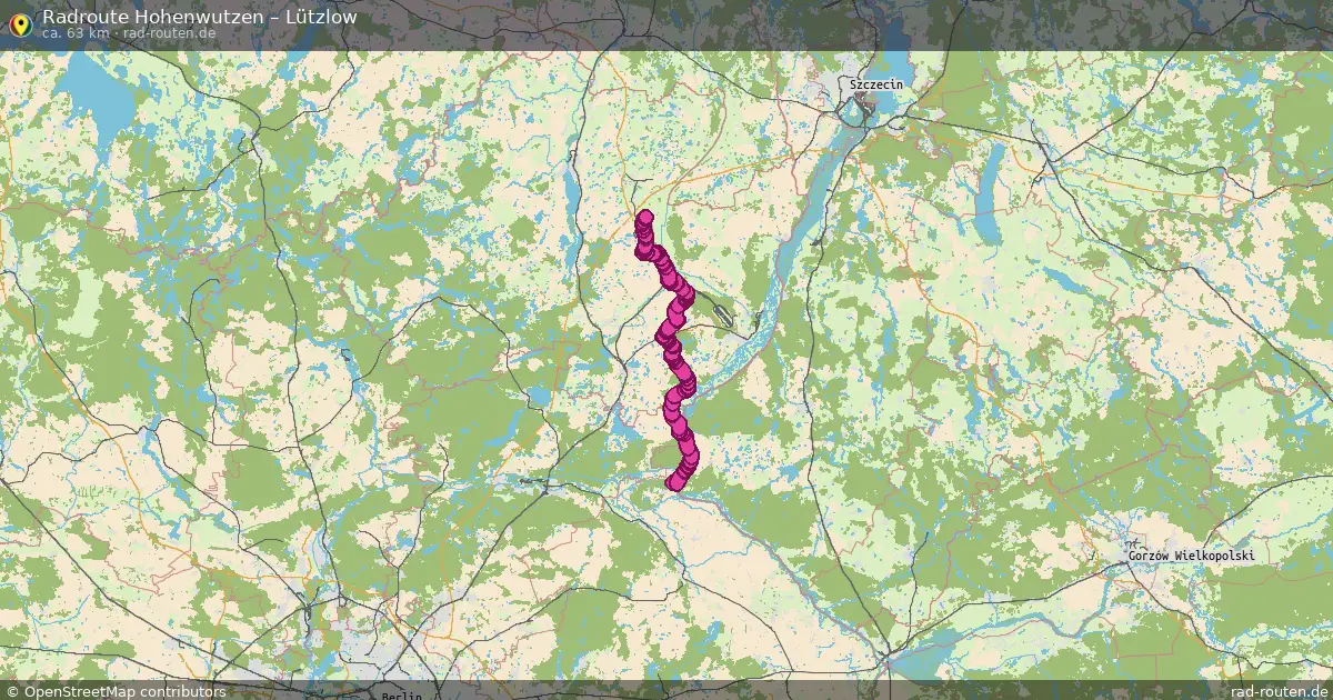 Radtour Hohenwutzen – Lützlow