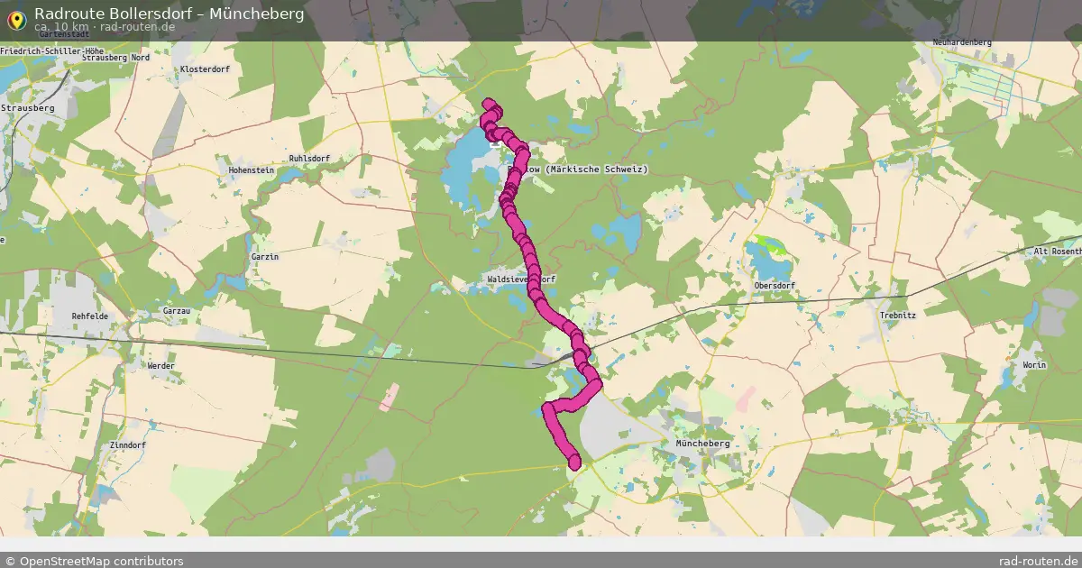 Radtour Bollersdorf – Müncheberg