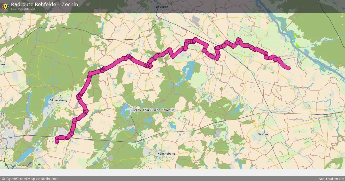 Radtour Rehfelde – Zechin