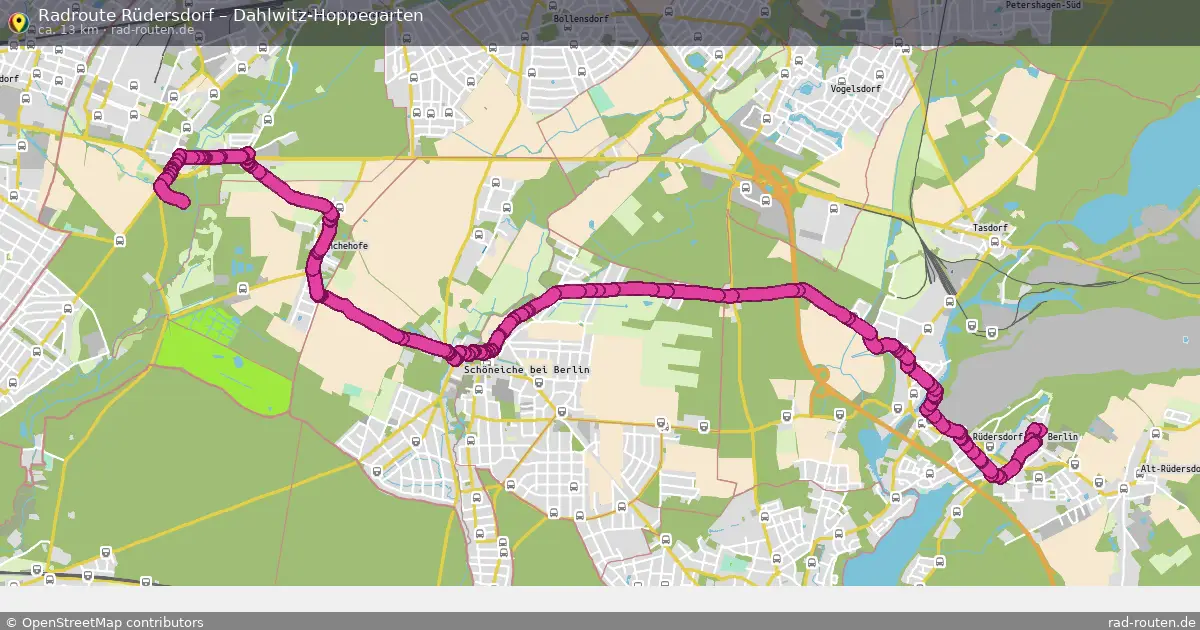 Radtour Rüdersdorf – Dahlwitz-Hoppegarten