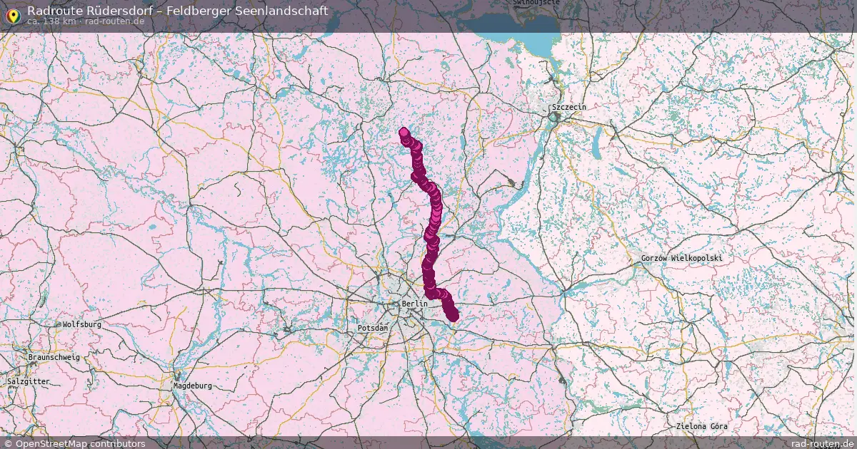 Radtour Rüdersdorf – Feldberger Seenlandschaft