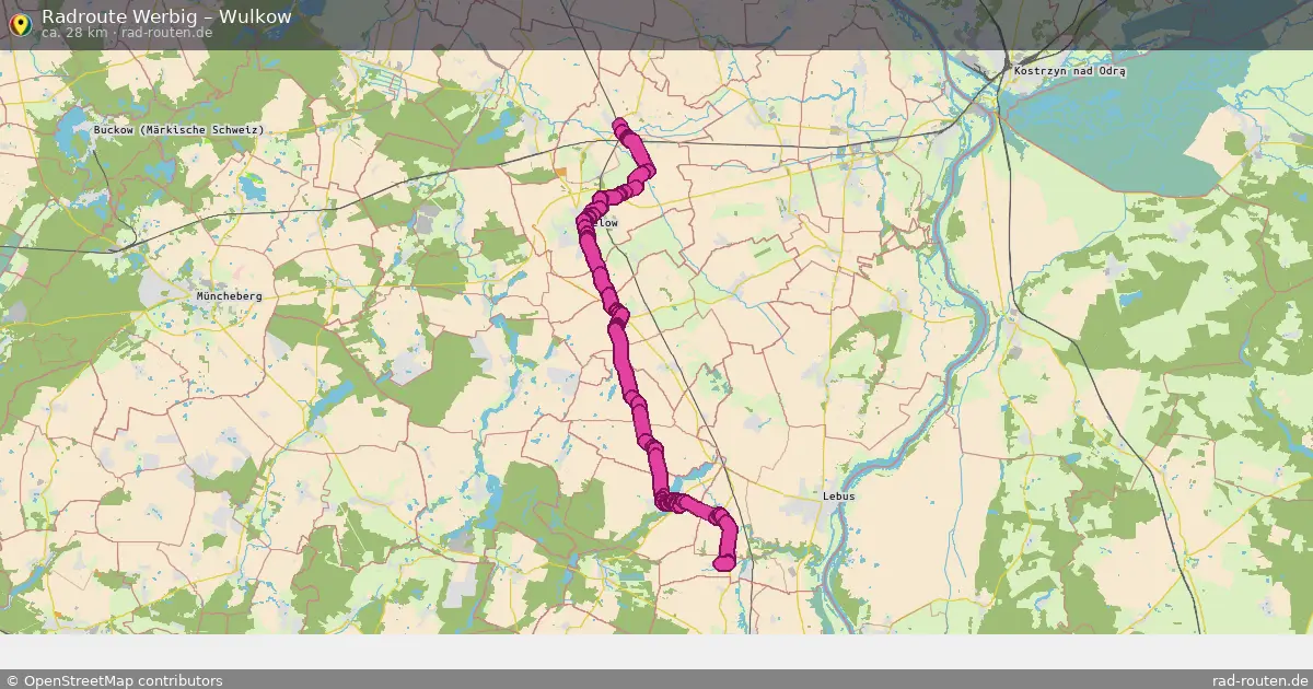 Radtour Werbig – Wulkow