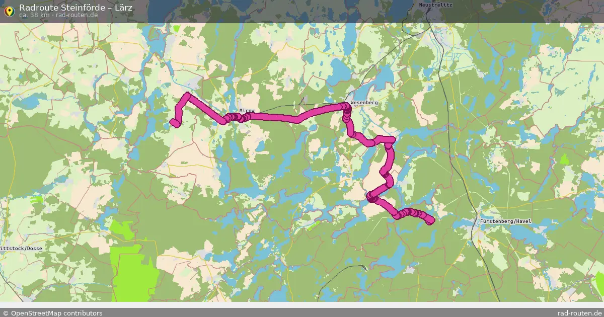 Radtour Steinförde – Lärz