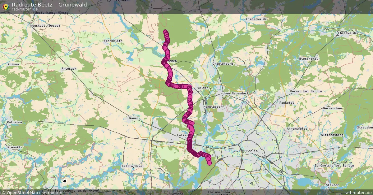 Radtour Beetz – Grunewald