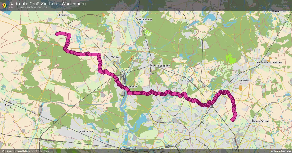 Radtour Groß-Ziethen – Wartenberg