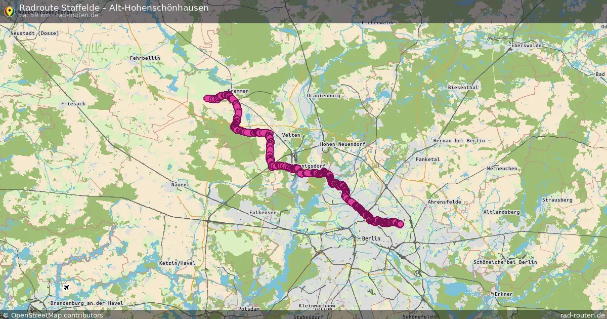 Radtour Staffelde – Alt-Hohenschönhausen