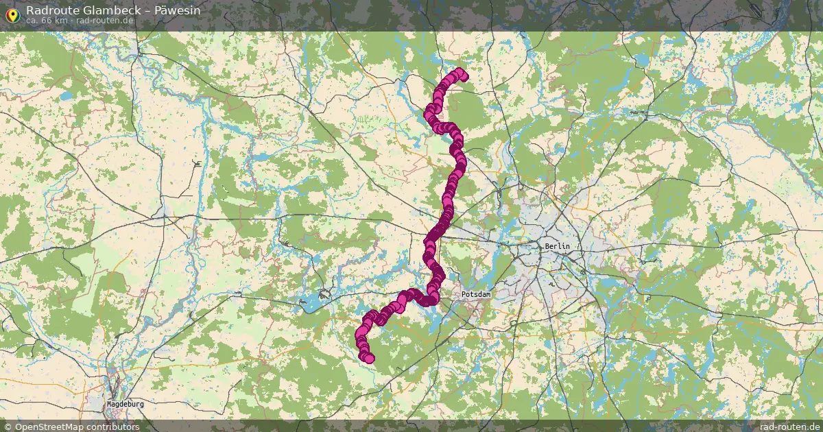 Radtour Glambeck – Päwesin