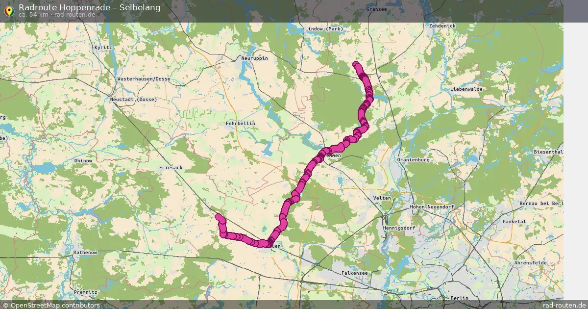 Radtour Hoppenrade – Selbelang
