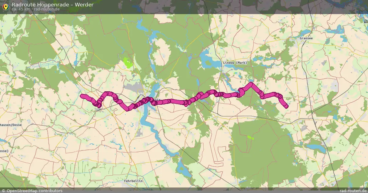 Radtour Hoppenrade – Werder