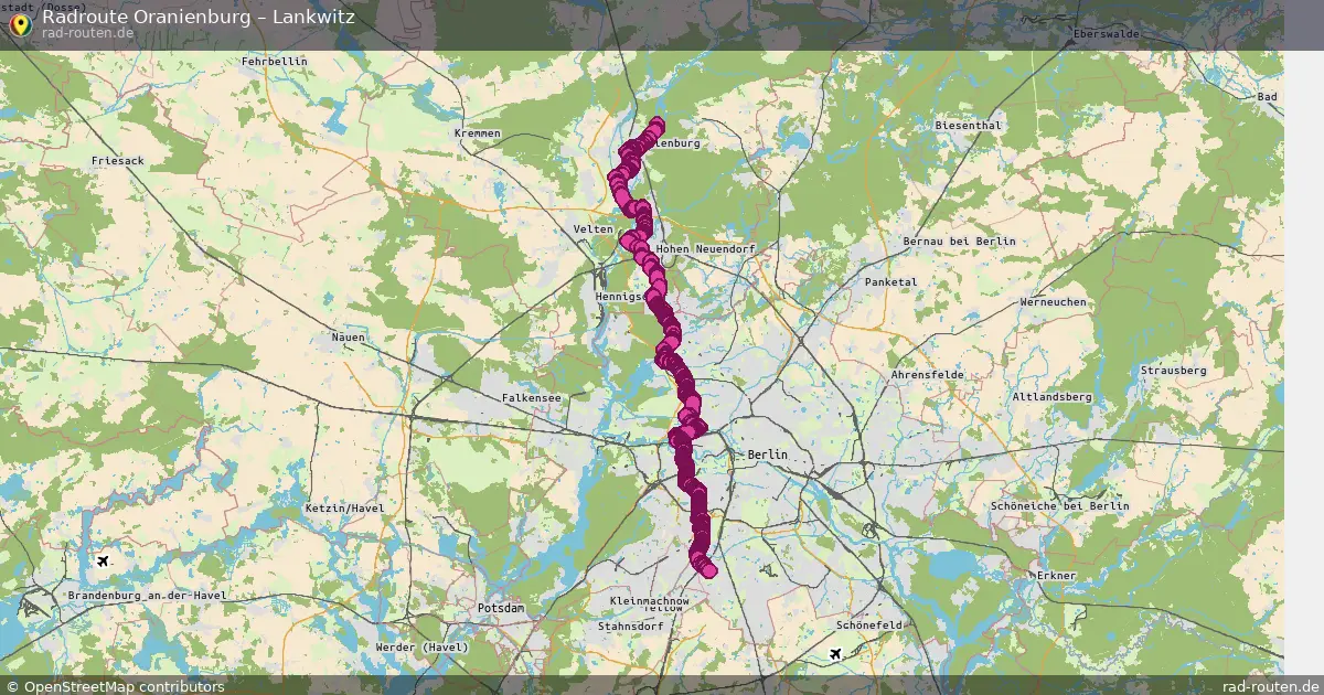 Radtour Oranienburg – Lankwitz