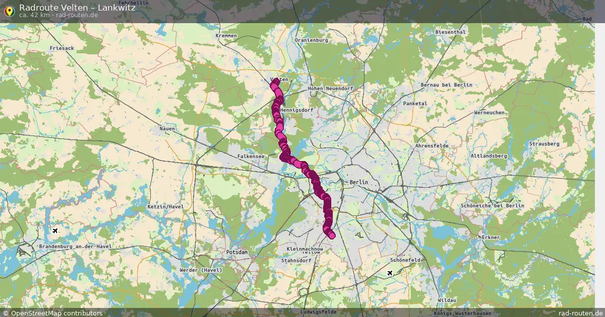 Radtour Velten – Lankwitz