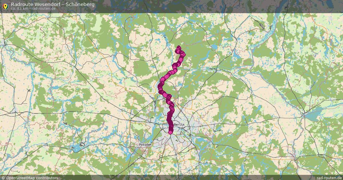 Fahrradroute Wesendorf – Schöneberg