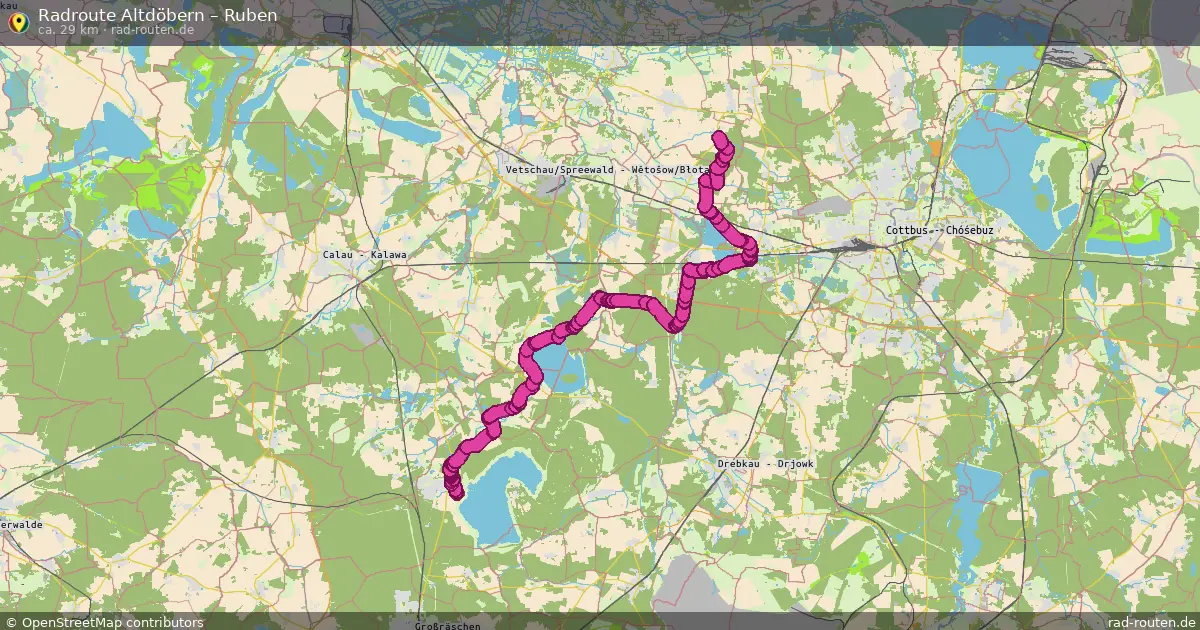 Radtour Altdöbern – Ruben