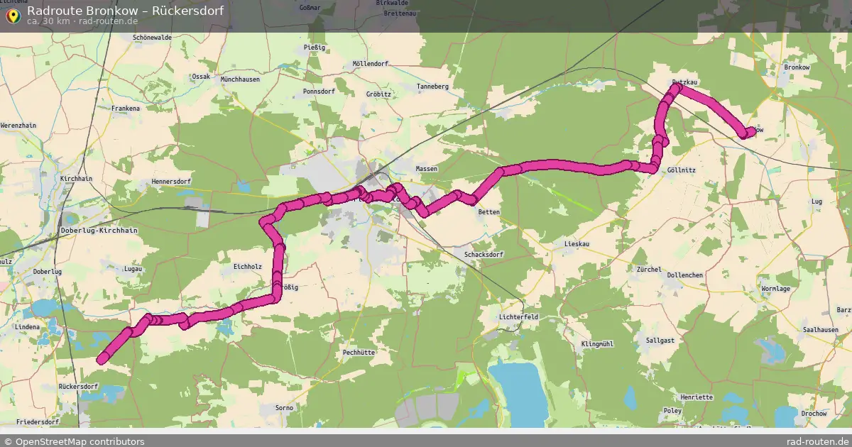 Radtour Bronkow – Rückersdorf