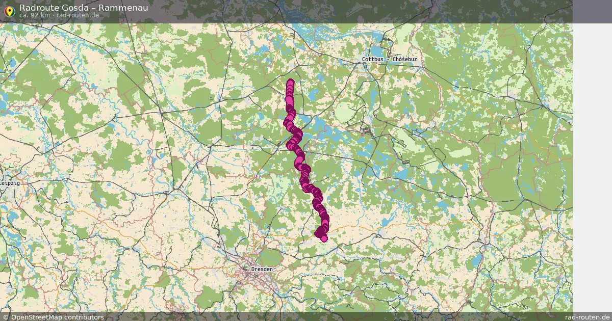 Radtour Gosda – Rammenau