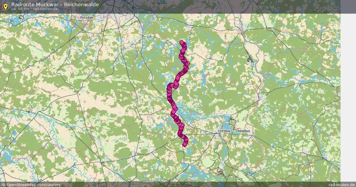 Radtour Muckwar – Reichenwalde