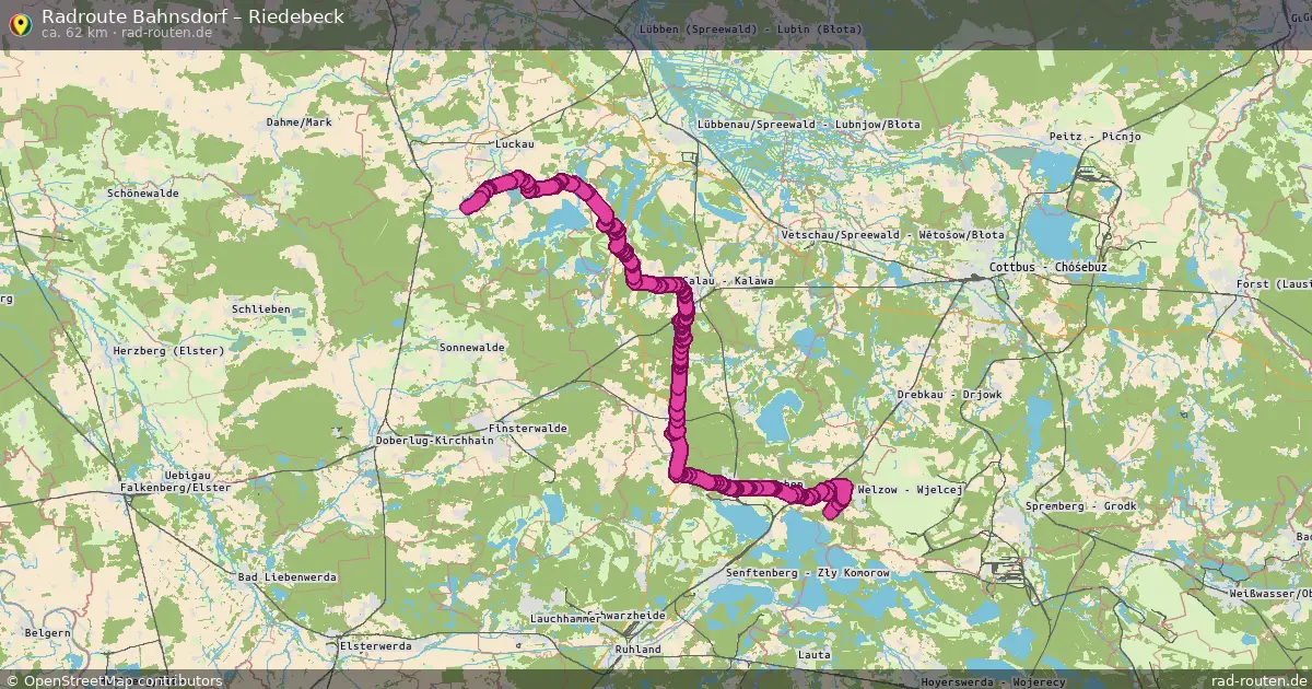 Radtour Bahnsdorf – Riedebeck