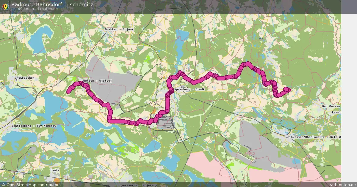 Radtour Bahnsdorf – Tschernitz