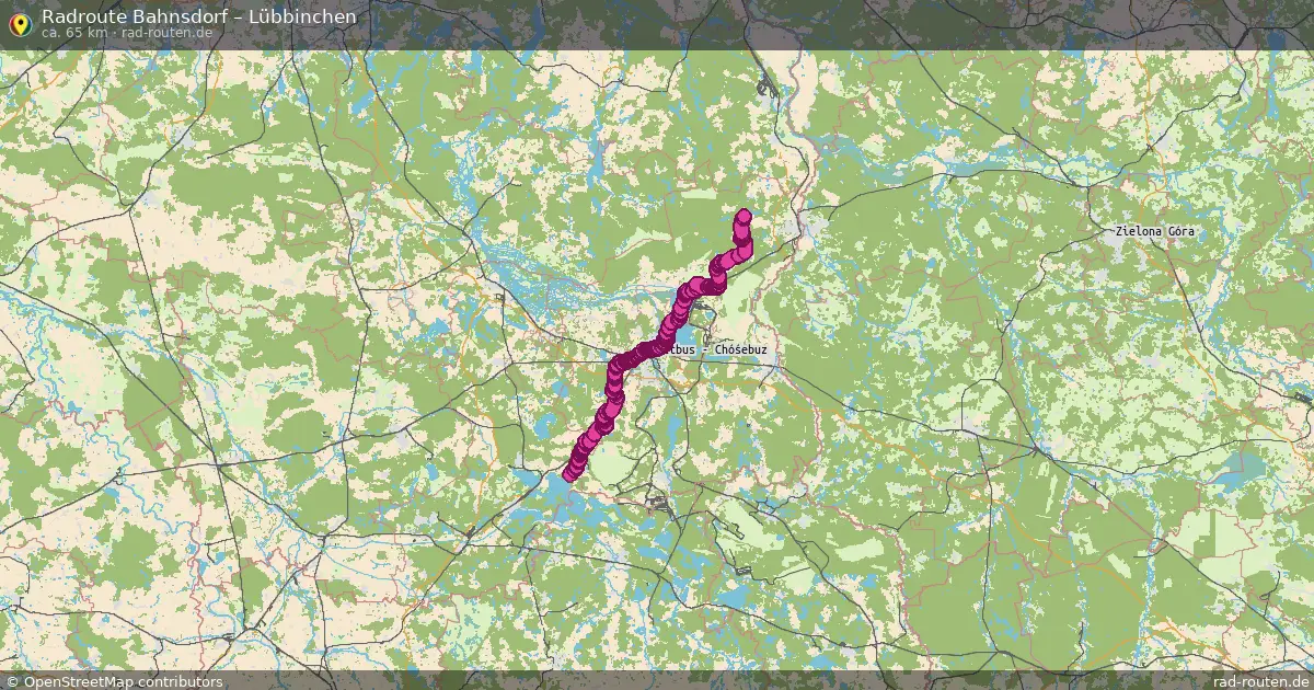 Radtour Bahnsdorf – Lübbinchen