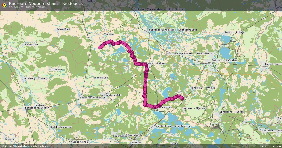 Radtour Neupetershain – Riedebeck