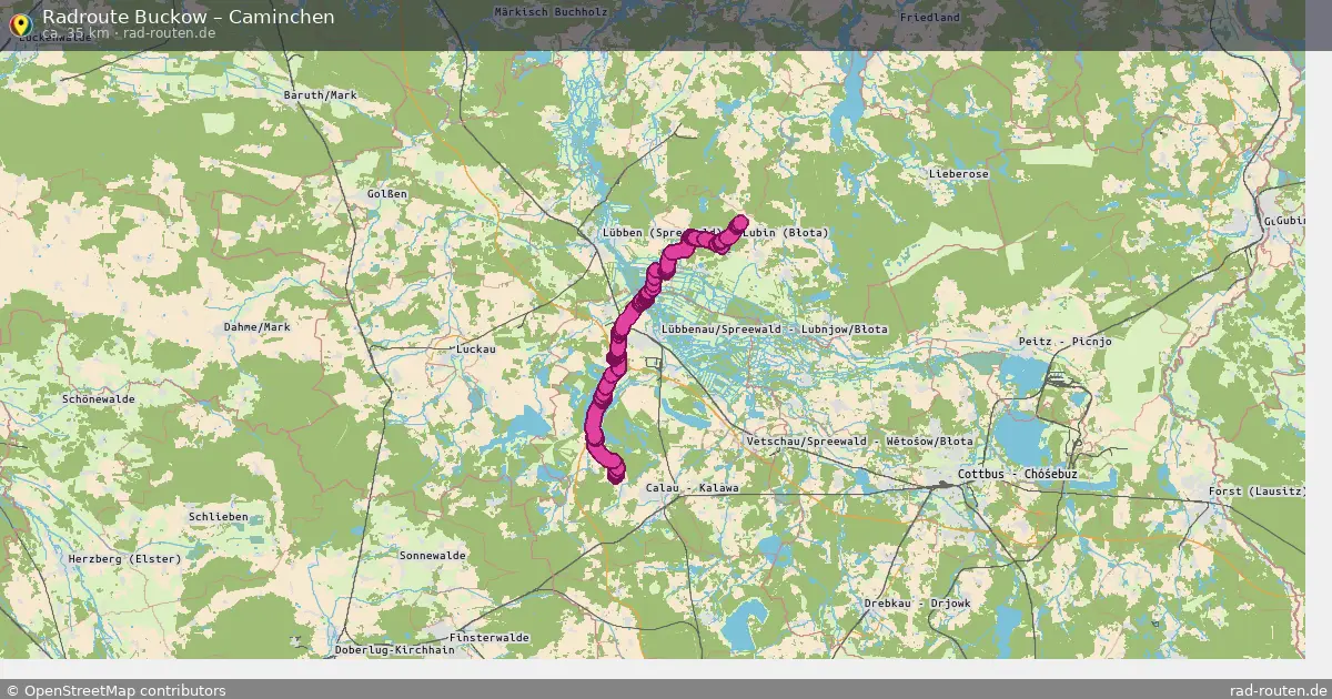 Radtour Buckow – Caminchen