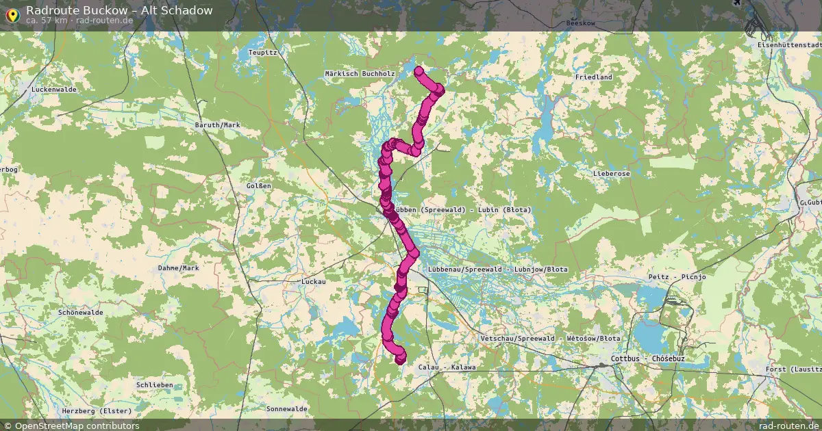 Radtour Buckow – Alt Schadow