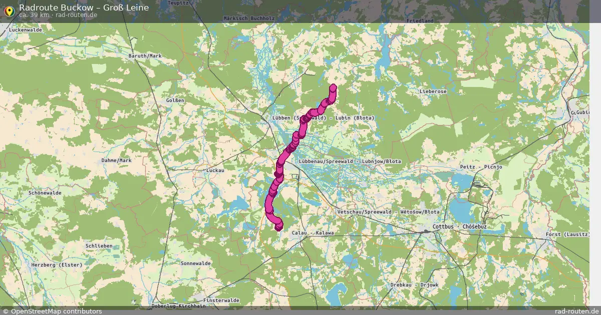 Radtour Buckow – Groß Leine