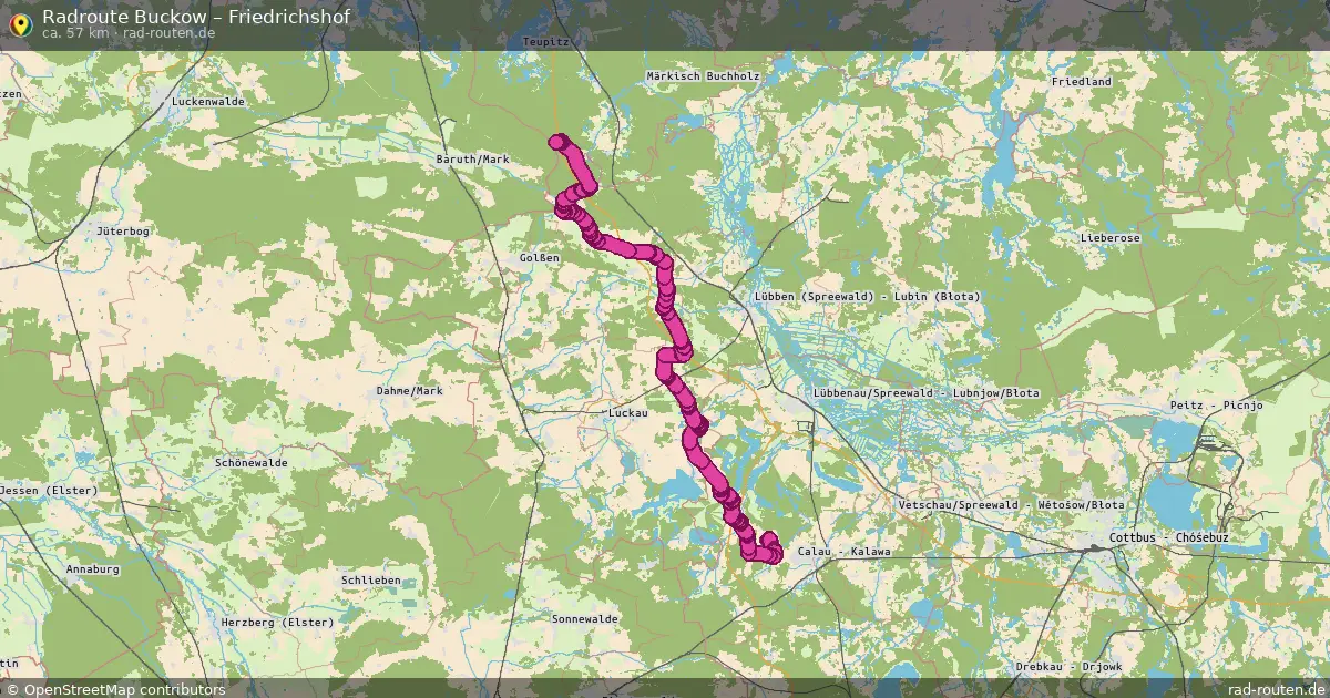 Radtour Buckow – Friedrichshof