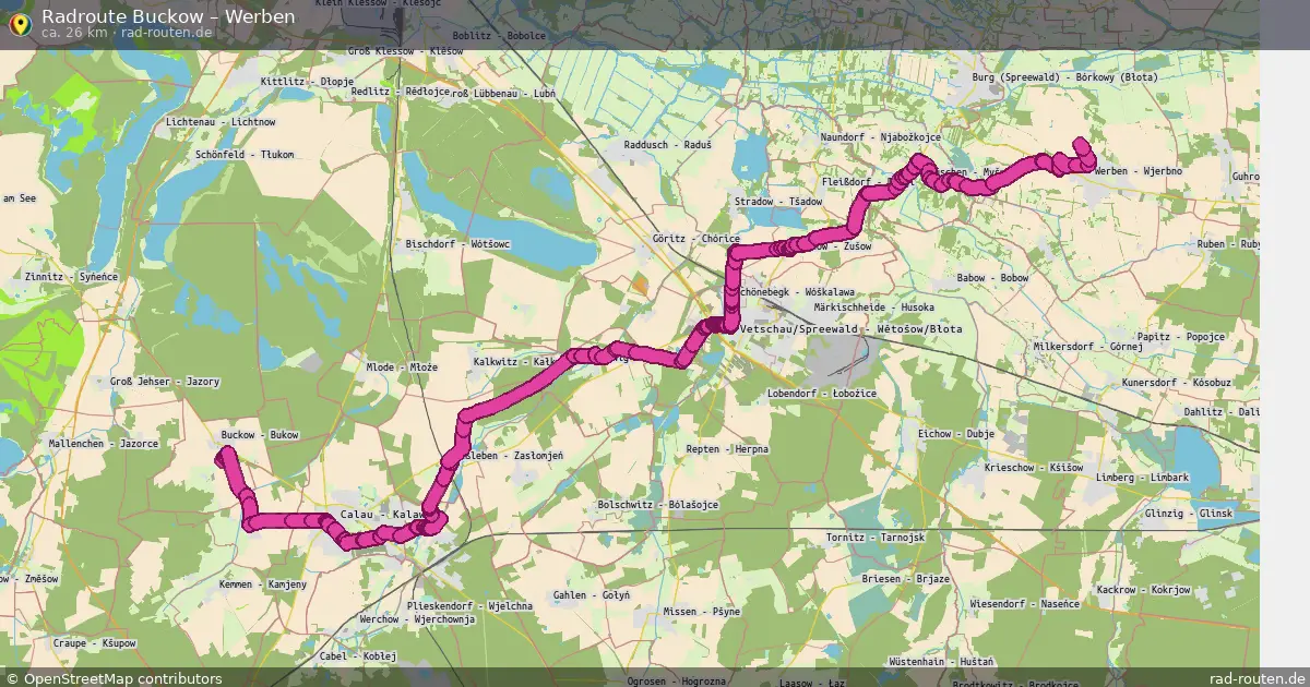 Radtour Buckow – Werben