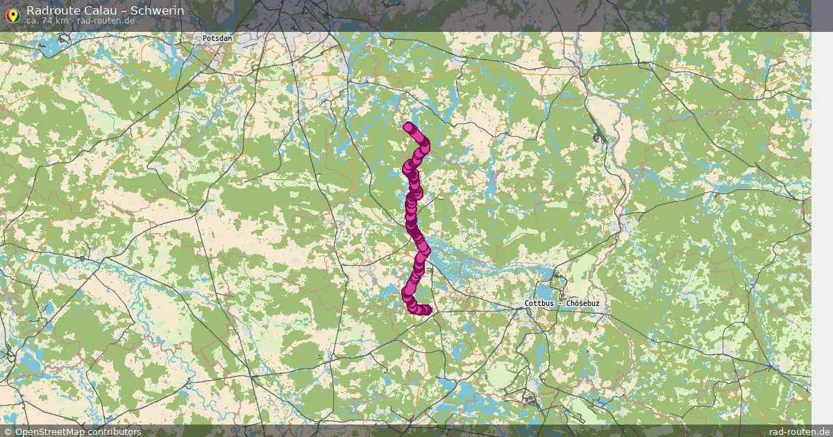 Radtour Calau – Schwerin