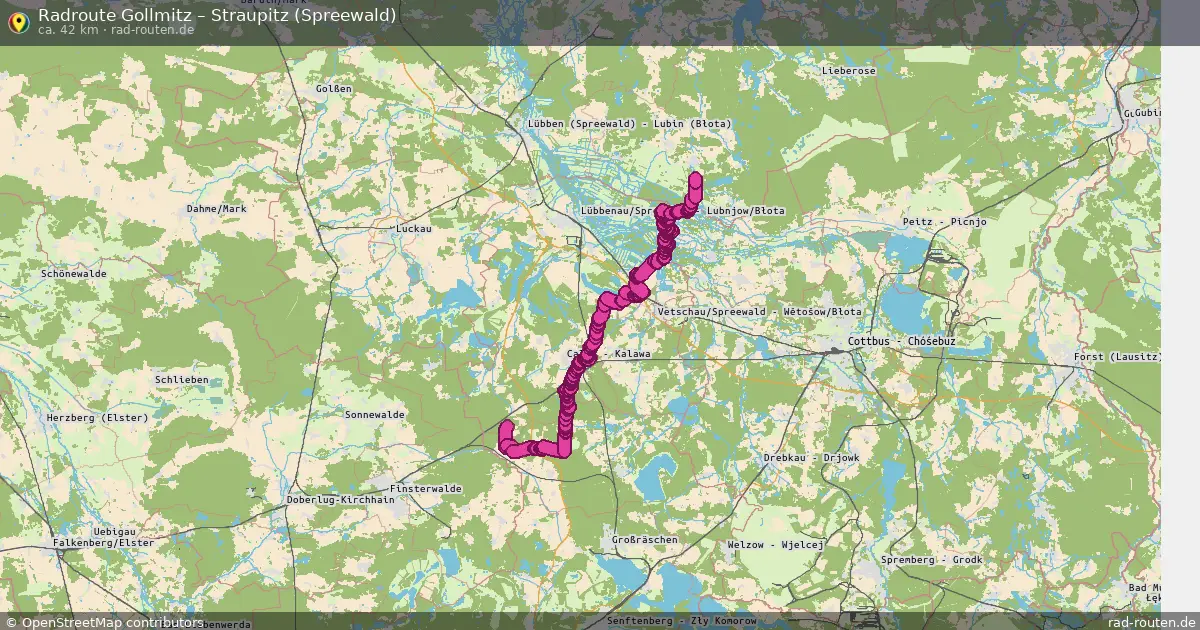 Radtour Gollmitz – Straupitz (Spreewald)