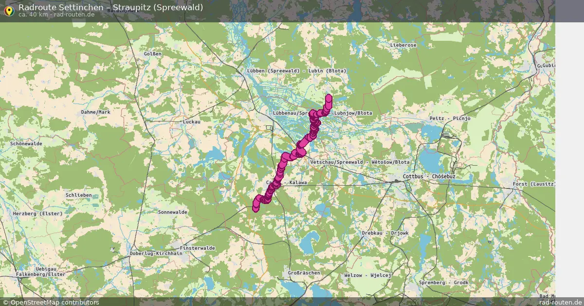 Radtour Settinchen – Straupitz (Spreewald)