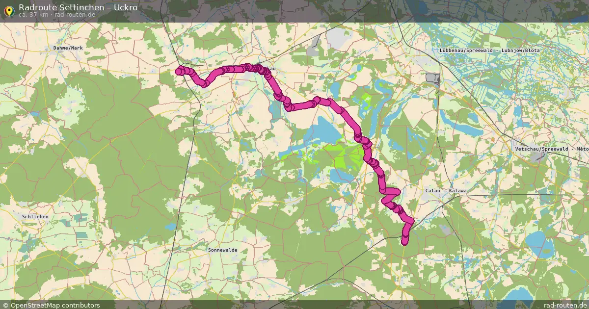 Radtour Settinchen – Uckro